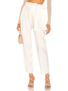 Nonchalant Label Piper Trouser Pants Of White
